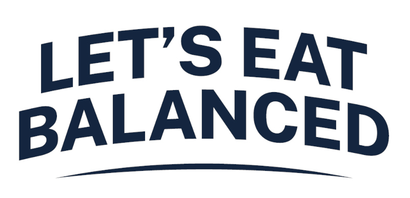 Let's Eat Balanced campaign logo.